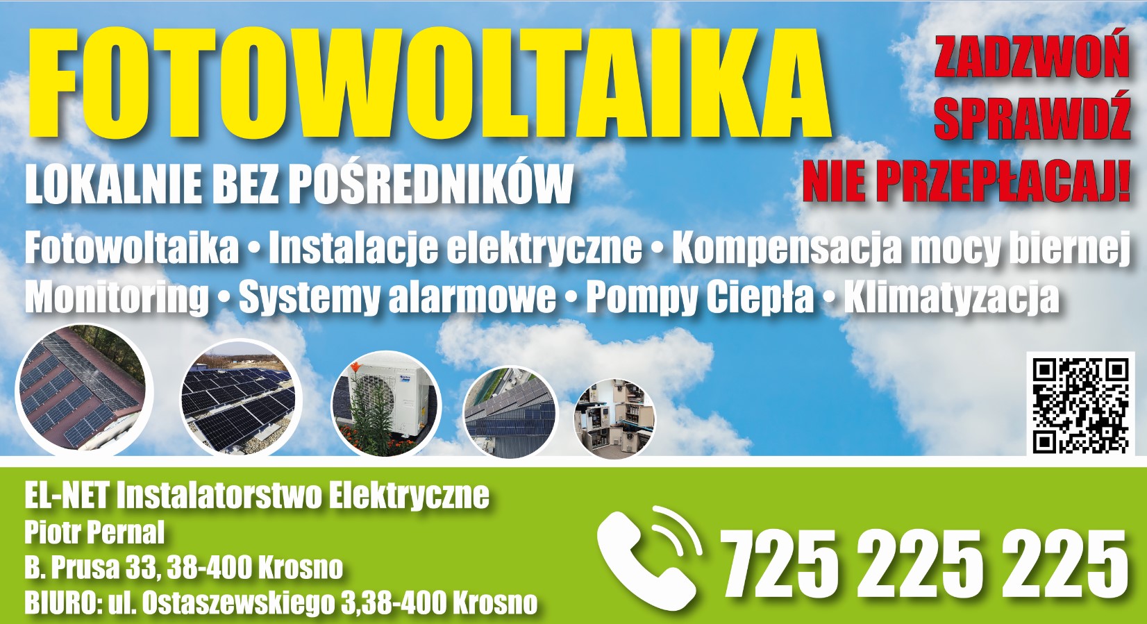 EL-NET INSTALATORSTWO ELEKTRYCZNE Piotr Pernal - elektroinstalarstwo KROSNO elektroinstalarstwo KROSNO